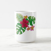 Tropische Blume Kaffeetasse (Mittel)