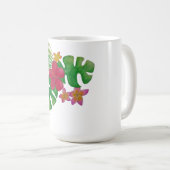 Tropische Blume Kaffeetasse (VorderseiteRechts)