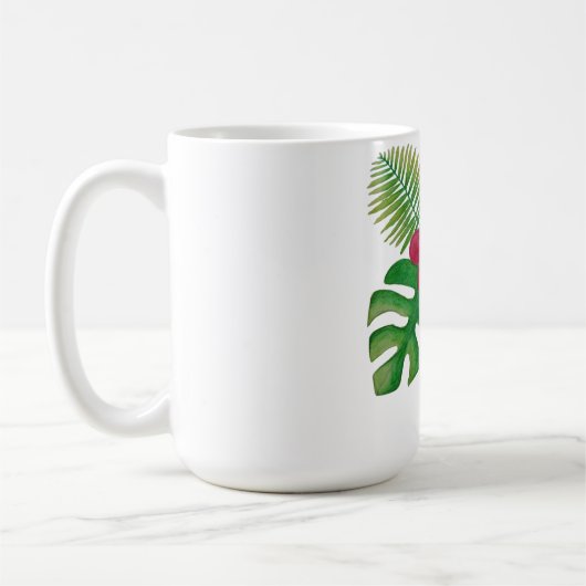 Tropische Blume Kaffeetasse (Links)