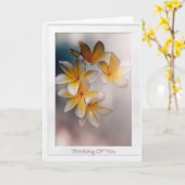 Tropische Blume Karte (Gelbe Blume)