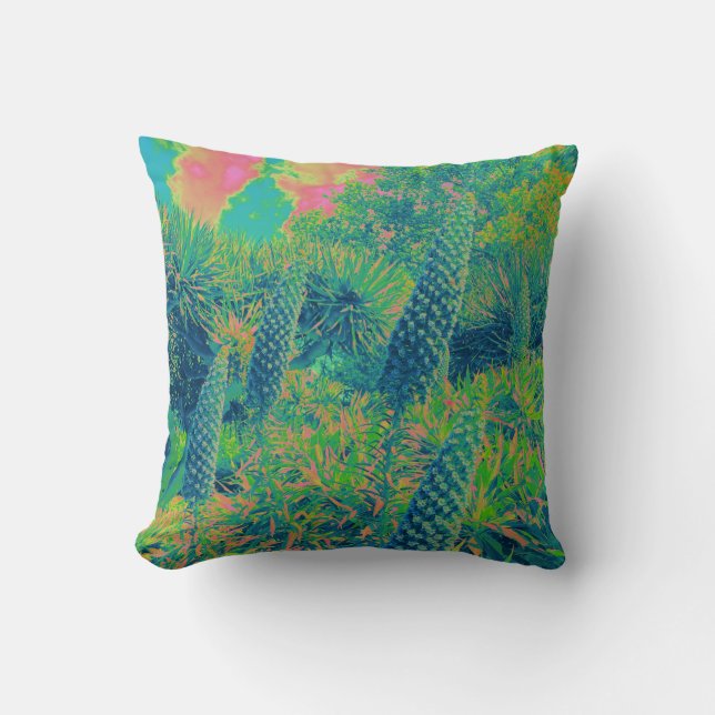 Tropische Blume Kissen (Vorderseite)