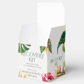 Tropische Blume Klassisches Hochzeitskit für Erhol Geschenkschachtel (Geöffnet)