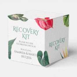 Tropische Blume Klassisches Hochzeitskit für Erhol Geschenkschachtel