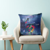 Tropische Blume, Kolibris, Schmetterlinge und Ster Kissen (Stuhl )