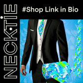 Tropische Blume Krawatte