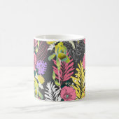 Tropische Blume Kunst: Original Muster. Kaffeetasse (Mittel)