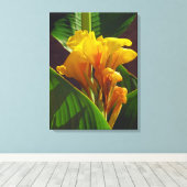 Tropische Blume Leinwanddruck (Insitu (Holzboden))