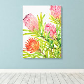 Tropische Blume Leinwanddruck (Insitu (Holzboden))