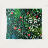 Tropische Blume Licht Aloha Party Hintergrund Wandteppich (Vorderseite (Horizontal))