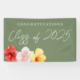 Tropische Blume Luau Party Banner