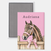 Tropische Blume Magnet (Vorderseite/Rückseite)