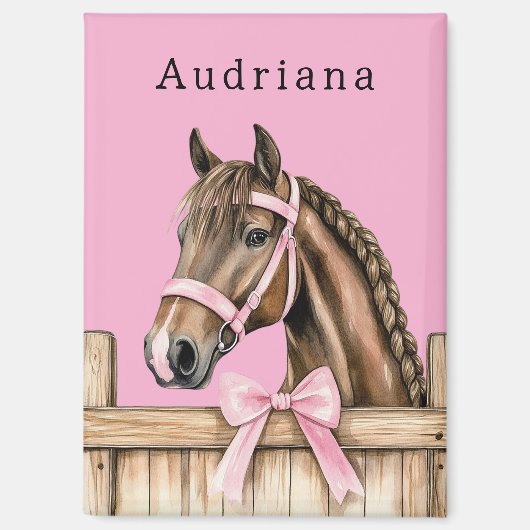 Tropische Blume Magnet (Vorderseite)