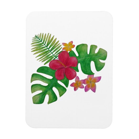 Tropische Blume Magnet (Vertikal)