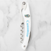 Tropische Blume Mermaid Thunder_Cove Kellnermesser (Vorderseite)