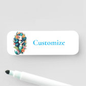 Tropische Blume Mermaid Thunder_Cove Namensschild (Beispiel)