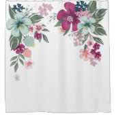 Tropische Blume mit Duschvorhang (Vorderseite)