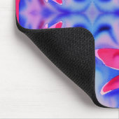 tropische Blume mit farbenfrohen Wasserfarben Mousepad (Ecke)