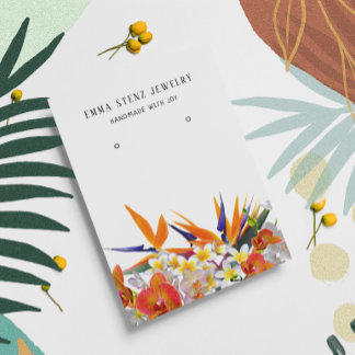 Tropische Blume mit Grafikkarte