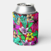 Tropische Blume Mix Thunder_Cove Dosenkühler (Kanne Rückseite)