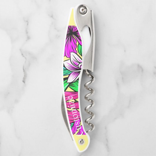 Tropische Blume Mix Thunder_Cove Kellnermesser (Rückseite)
