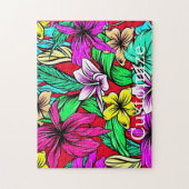 Tropische Blume Mix Thunder_Cove Puzzle (Vertikal)
