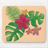 Tropische Blume Mousepad (Vorne)