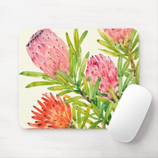 Tropische Blume Mousepad (Mit Mouse)