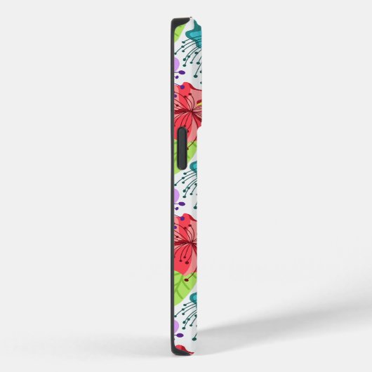 tropische Blume nahtlos Case-Mate iPhone Hülle (Rückseite / Rechts)
