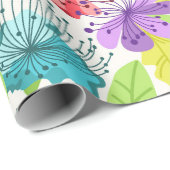 tropische Blume nahtlos Geschenkpapier (Rolleneckpunkt)