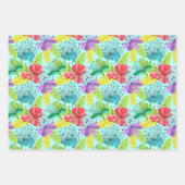 tropische Blume nahtlos Geschenkpapier Set (Vorderseite 2)