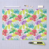 tropische Blume nahtlos Seidenpapier (Handwerk)