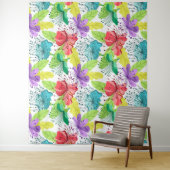 tropische Blume nahtlos Wandteppich (Beispiel)