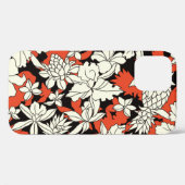 Tropische Blume Nahtloses exotisches Muster Case-Mate iPhone Hülle (Rückseite (Horizontal))