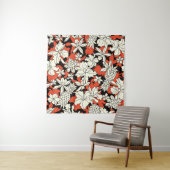 Tropische Blume Nahtloses exotisches Muster Wandteppich (Beispiel)