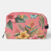 Tropische Blume Naturlich Inspiriert Zubehörbeutel Waschbeutel (Rückseite)
