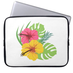 Tropische Blume Notebook-Gehäuse Laptopschutzhülle