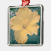 Tropische Blume Ornament Aus Metall (Links)