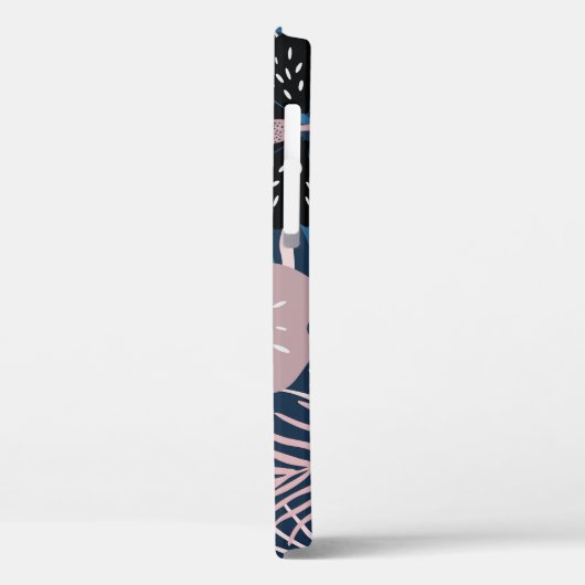 Tropische Blume Palm Blätter Textur Case-Mate iPhone Hülle (Rückseite / Links)