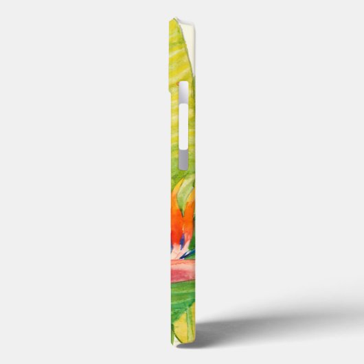 Tropische Blume | Paradiesvogel Case-Mate iPhone Hülle (Rückseite / Links)