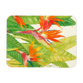 Tropische Blume | Paradiesvogel Magnet (Horizontal)