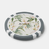 Tropische Blume Pokerchips (Einzeln)