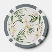 Tropische Blume Pokerchips (Rückseite)