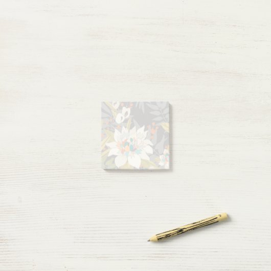 Tropische Blume Post-it Klebezettel (Auf Schreibtisch)