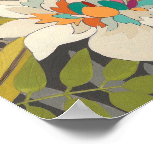 Tropische Blume Poster (Ecke)