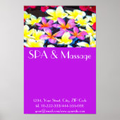 Tropische Blume Poster (Vorne)