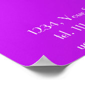 Tropische Blume Poster (Ecke)