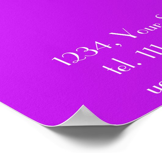 Tropische Blume Poster (Ecke)