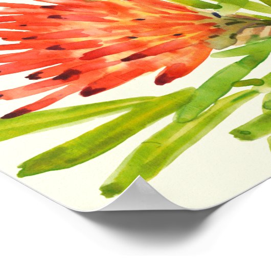 Tropische Blume Poster (Ecke)