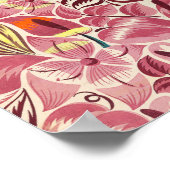 Tropische Blume | Poster (Ecke)