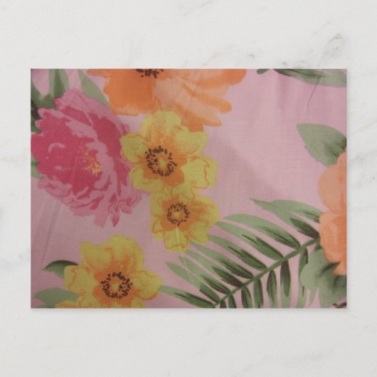 Tropische Blume Postkarte (Vorderseite)